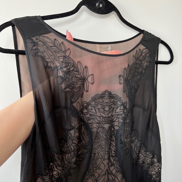 BCBG black midi dress - Picture 4 of 7